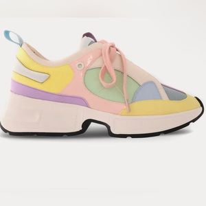 KAYE AND MELODY MULTI PASTEL COLOR SNEAKERS